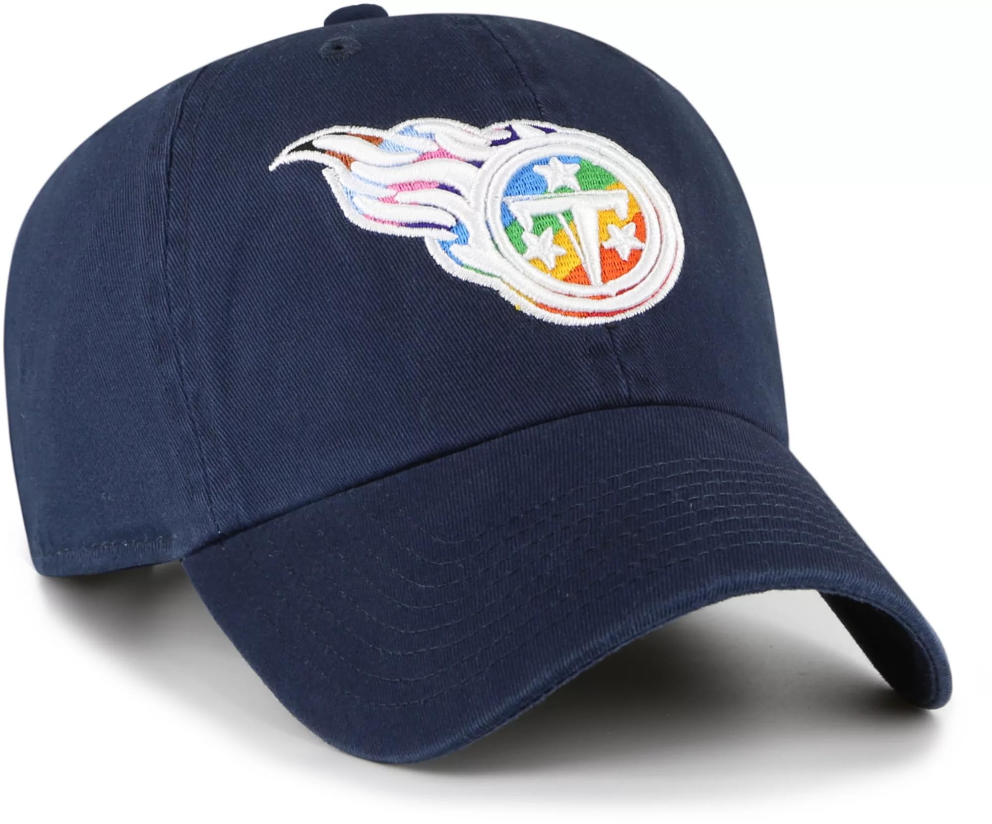 47 Men'S Navy Tennessee Titans Pride Clean Up Adjustable Hat