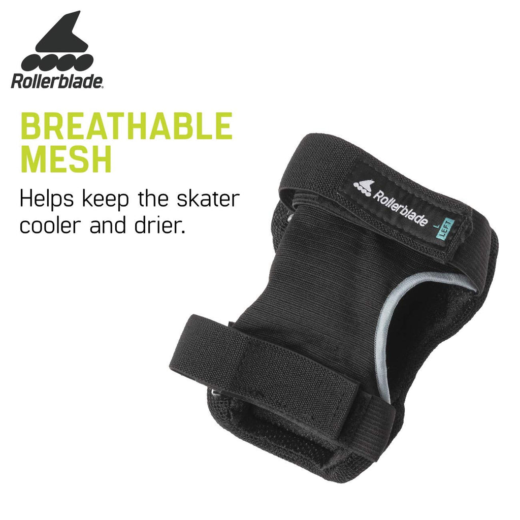 Rollerblade Skate Gear Knee Pad Protective Gear, Unisex, Multi Sport Protection, Black, Medium