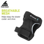 Rollerblade Skate Gear Knee Pad Protective Gear, Unisex, Multi Sport Protection, Black, Medium