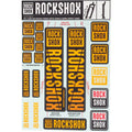Rockshox Decal Kit, 30/32Mm, Orange Color Matching Kit