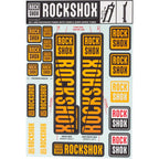 Rockshox Decal Kit, 30/32Mm, Orange Color Matching Kit