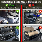 Golf Cart Seat Covers For Club Car Precedent,Ds And Yama Golf Carts Oem Ordinary Front Seats,Breathable Washable Polyester Mesh
