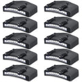 Hortsun 10 Pcs Cap Light Clip 11 LED Cap Lights Clip on Hat Battery Hat Brim Clip on Light Black Waterproof Ultra Bright Hat Fla