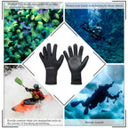 Omgear Neoprene Gloves For Snorkeling Diving Kayaking Surfing Spearfishing All Watersports (Black, Xl)