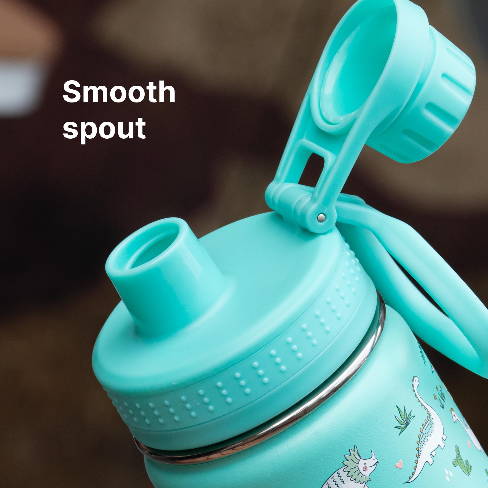 Prurex Replacement Lid for Hydro, Hydroflask, Takeya & More Wide Mouth Water Bottles - 2.28 Inner Diameter, 0.59 Thread Height -