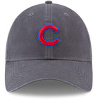 Chicago Cubs New Era Secondary Logo Core Classic 9Twenty Adjustable Hat Graphite