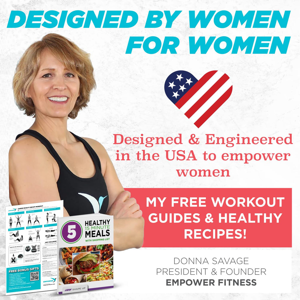 Empower Weighted Vest For Women - Workout Vest - Fixed 8Lbs Or Adjustable 10-12-14-16Lbs - Adds Resistance To Strength Training,