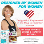Empower Weighted Vest For Women - Workout Vest - Fixed 8Lbs Or Adjustable 10-12-14-16Lbs - Adds Resistance To Strength Training,