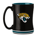 Logo Brands 615-C14RM: Jacksonville Jaguars 14oz Relief Mug