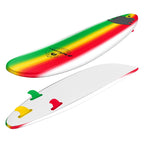 WAVESTORM Classic Soft Top Foam 8ft Surfboard (Rasta