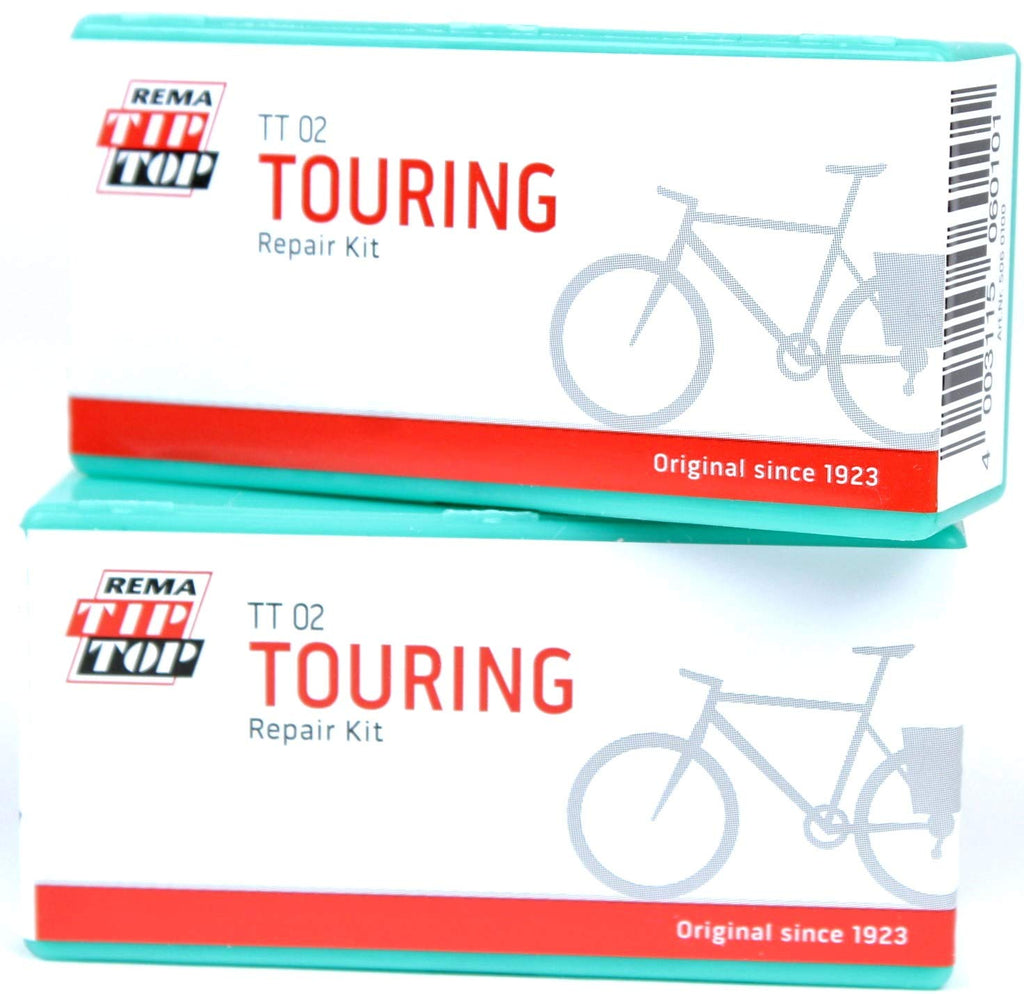 Rema Tip Top Tt02 Touring Bicycle Tube Repair Patch Kits #22 Multipack