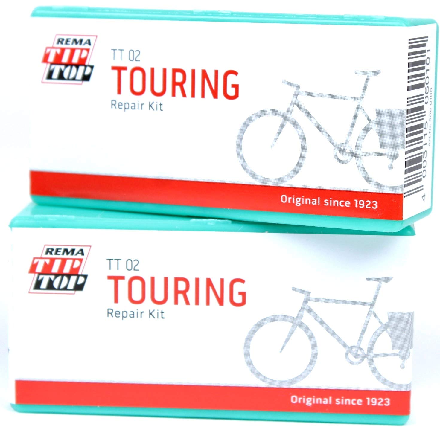 Rema Tip Top Tt02 Touring Bicycle Tube Repair Patch Kits #22 Multipack