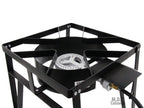 M.D.S Cuisine Cookwares Single High Pressure Gas Burner Square Patio Outdoor Stove Propane Camping Heavy Duty
