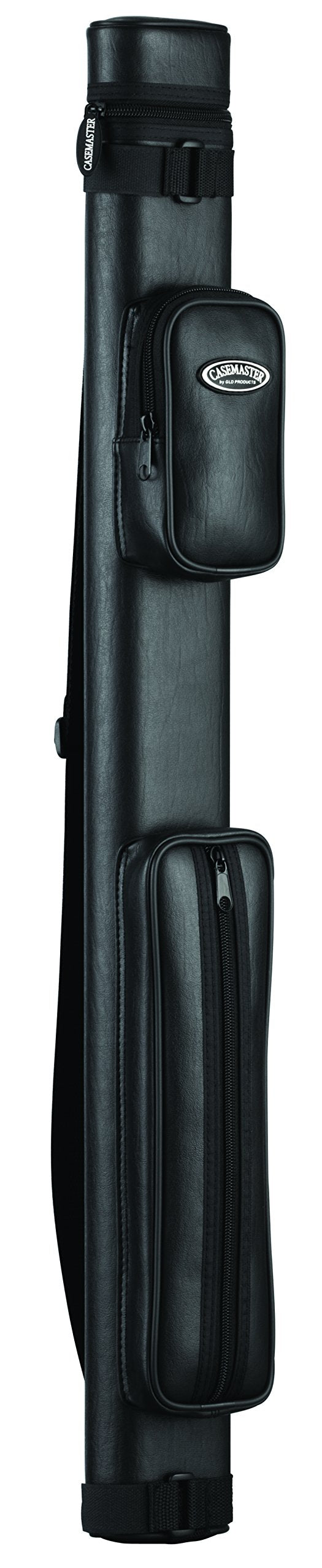 Casemaster By Gld Products Q-Vault Classic Billiard/Pool Cue Hard Case, Holds 1 Complete 2-Piece Cue (1 Butt/1 Shaft),Black,One