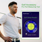 Keopuals Golf Green Reader - Golf Ball Markers With Level Golf Accessories Golf Putting Green Reading Aid Bubble Golf Training T