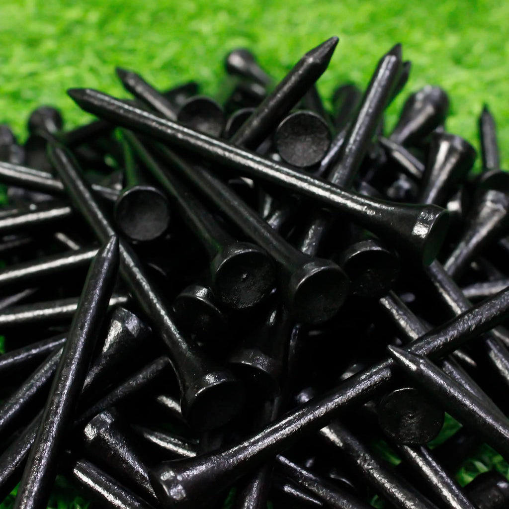 Mykuja Black Bamboo Golf Tee 3-1/4 Inch Pack Of 100|Black Golf Tees|3-1/4 Black Golf Bamboo Tees|Black Golf Tees Bulk