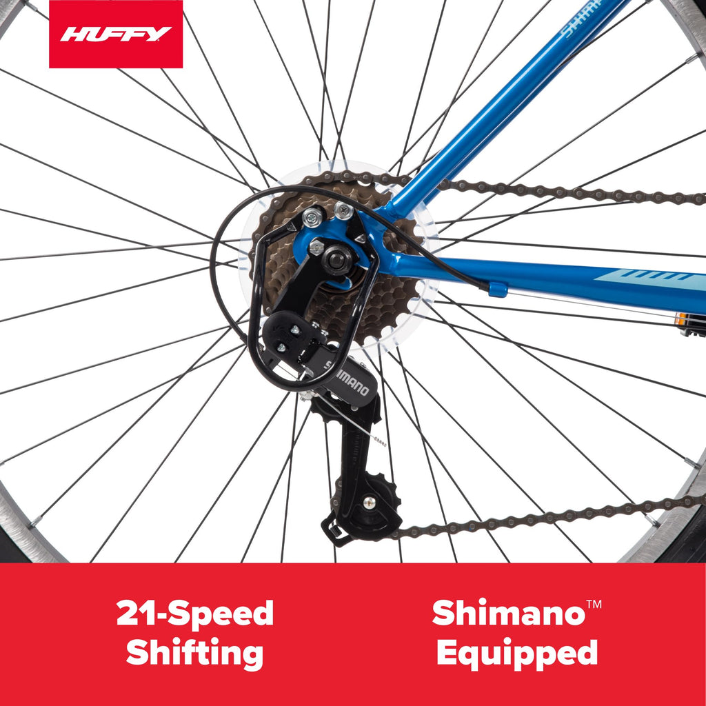 Huffy Stone Mountain 21-Speed Hardtail Ladies Mountain Bike, 26-Inch, Blue