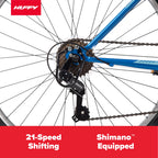 Huffy Stone Mountain 21-Speed Hardtail Ladies Mountain Bike, 26-Inch, Blue