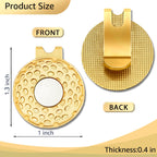 Geygie I Love You More Than You Love Golf Black Gold Golf Ball Marker With Magnetic Hat Clip, Golf Accessories For Men Women, Go