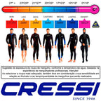 Cressi Lido 2 Mm Man, Black/Blue, 3Xl