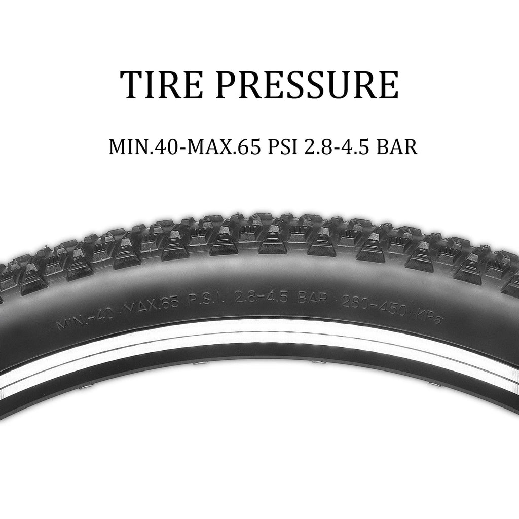 Hycline Bike Tire,27.5X2.125-Inch Folding Replacement Tire For Mtb Mountain Bicycle-Black