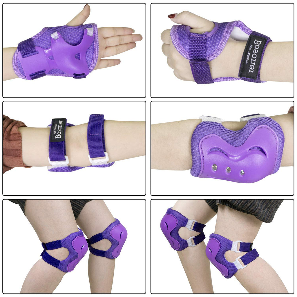 Kids/Youth Knee Pad Elbow Pads Guards Protective Gear Set For Roller Skates Cycling Bmx Bike Skateboard Inline Skatings Scooter