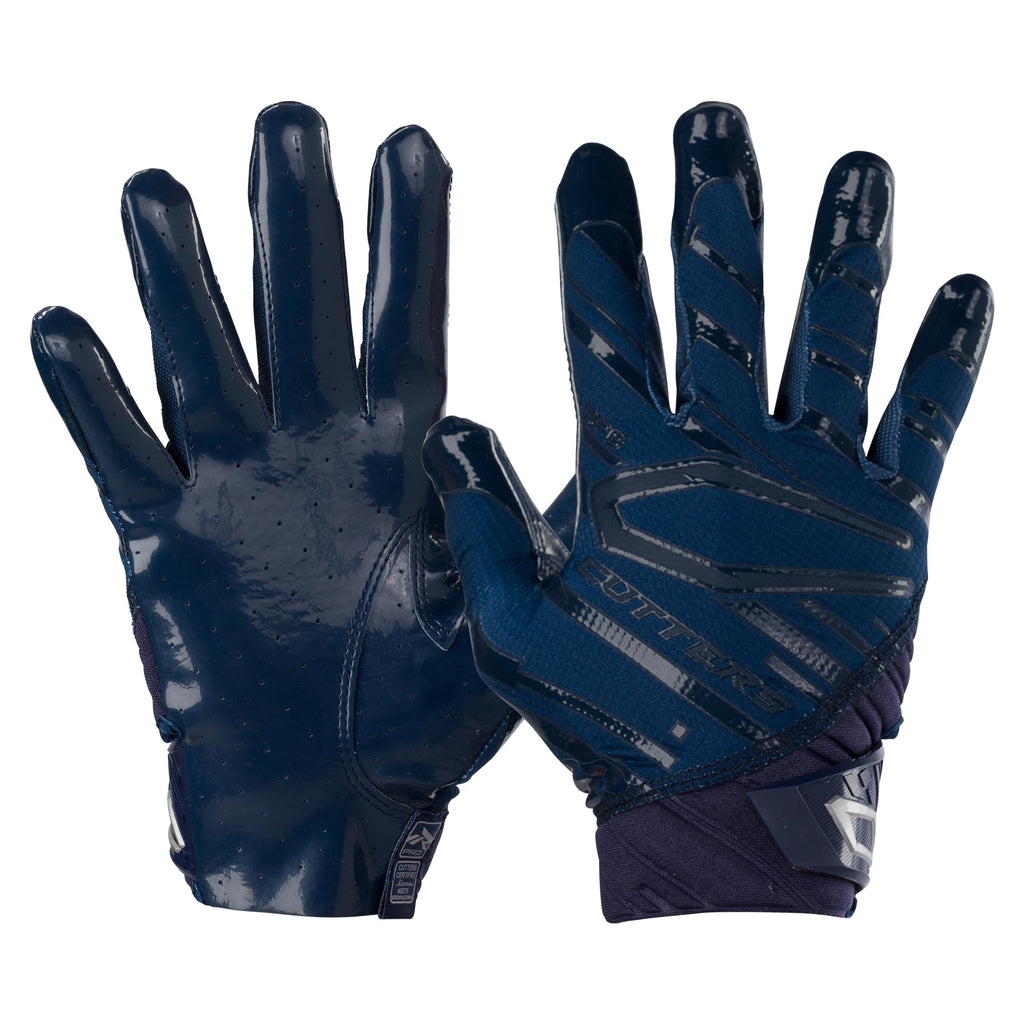 Cutters Rev Pro 6.0 Receiver Gloves Solid Navy Medium