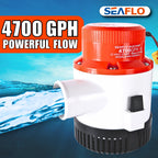 Seaflo 4700 Gph 12V Heavy Duty Electric Bilge Pump (4700Gph 12V)