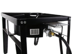 M.D.S Cuisine Cookwares Single High Pressure Gas Burner Square Patio Outdoor Stove Propane Camping Heavy Duty