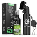 Golf Club Cleaner -Including New Designed Golf Club Brush and Cleaning Solution, Ergonomic Trigger, Groove Cleaner & Retainer Cl