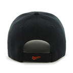 '47 Baltimore Orioles Brand Mlb Mvp Structured Adjustable Hat - Black