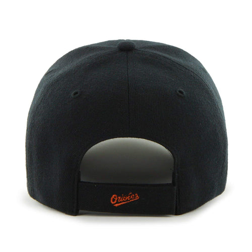 '47 Baltimore Orioles Brand Mlb Mvp Structured Adjustable Hat - Black