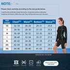 Goldfin Womens Wetsuit Top, 2Mm Neoprene Wetsuit Jacket Ladies Long Sleeve For Water Aerobics Diving Surfing Kayaking (Update Bl
