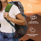 Clakit Smartphone Strap Pack - Backpack Shoulder Strap Pocket (Olive) - Backpack Attachment For Hikers, Travelers, Students, And