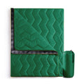 Unikome Lightweight & Waterproof Outdoor Camping Travel Blanket, Puffy Down Alternative With Corner Loops, 7552, Green