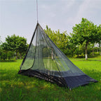 Genma0 Ultralight Half Mesh Tent For Tipi Hot Tent 1-2 Person Mesh Camping (2 Person Mesh For 4-6 Person Tipi Tent)