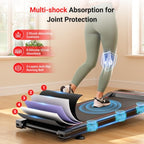 Therun Walking Pad Treadmill With 6% Auto Incline, 2.5 Hp Under Desk Treadmill For Home Office With Remote Control, 300 Lbs Weig