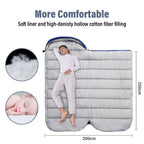 Bisinna Xxl Sleeping Bag(90.55X39.37) For Big And Tall Adults,3-4 Seasons Plus Size Warm And Comfortable Waterproof Lightweight