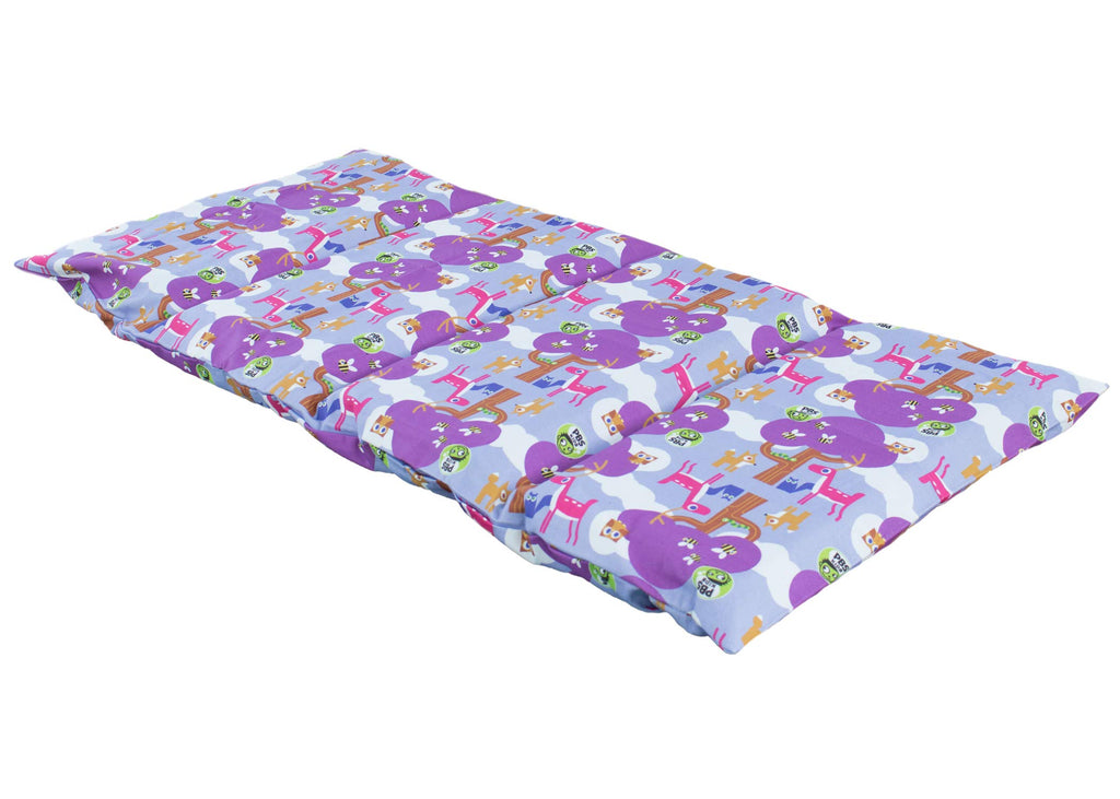 Kindermat 1.5'' Thick + Pbs Kids Kinderbundle - Washable Cover, Special Edition - Woodland Friends Design - Regular, Sheet Is 47
