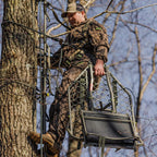 Summit Treestands Ledge Xt Hang-On Tree Stand | Lightweight | Folding Comfort-Mesh Seat (Su82117),Black