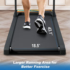 Rivano Under Desk Walking Pad, Treadmill With Handles, Walking Pad Treadmill Compact & Portable With Remote Control, Quiet Adjus
