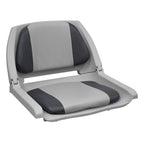 Wise 8Wd139Ls-012 Molded Fishing Boat Seat With Marine Grade Cushion Pads, Grey Shell, Grey/Charcoal Cushion