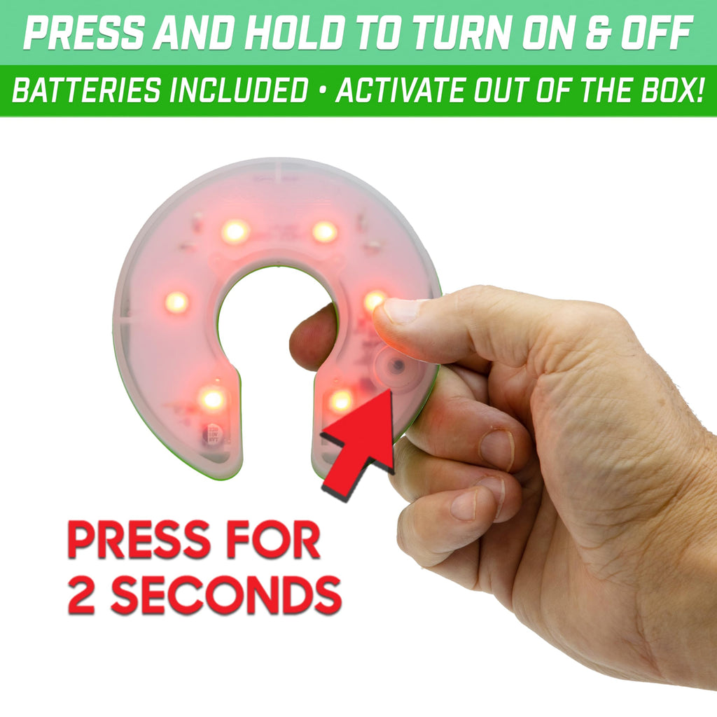 Gosports Light Up Golf Hole Lights 3 Pack - Great For Low Light Golf Play, Putting Practice, Chipping Practice And More