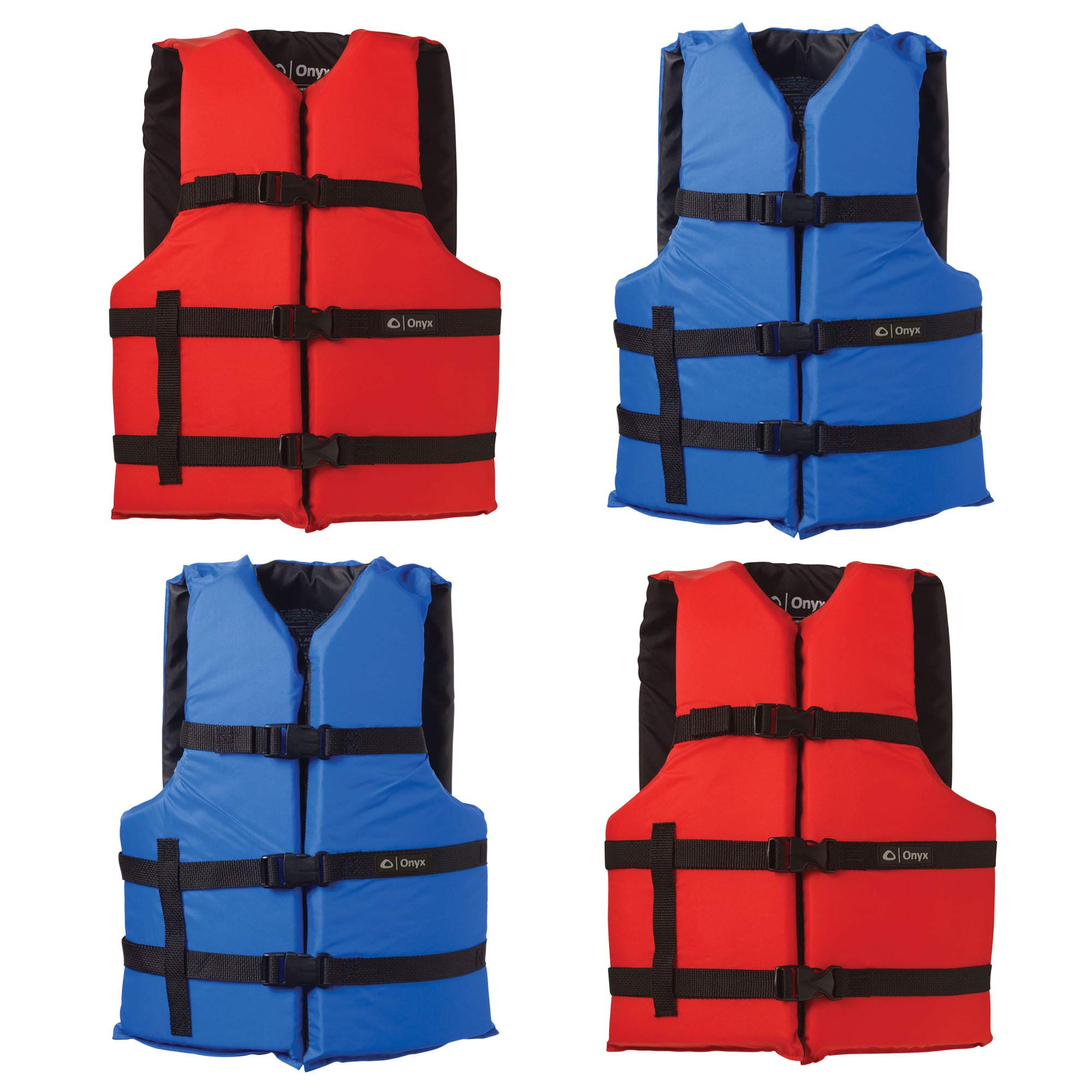 Onyx 103200-999-004-12 Kit Of Four General Purpose Vests With Reusable Storage Bag