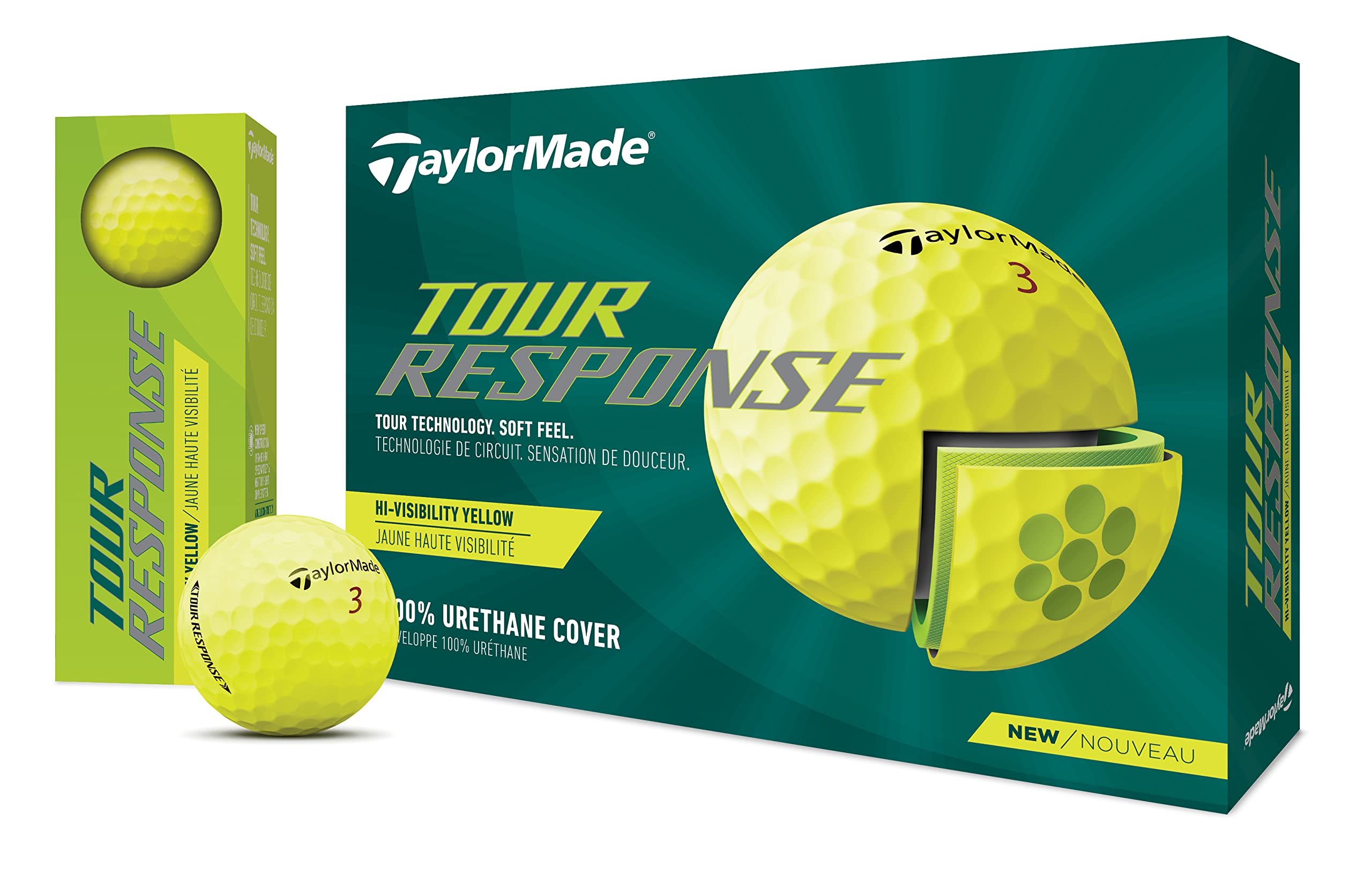 Taylormade 2022 Tour Response Yellow Dozen