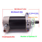Boat Motor 6Ah-81800-00 6Ah-81800-01 S108-125 410-44145 Starter Motor For Yamaha 4-Stroke 15Hp 20Hp F20Msh F20Plh F20Plr Outboar