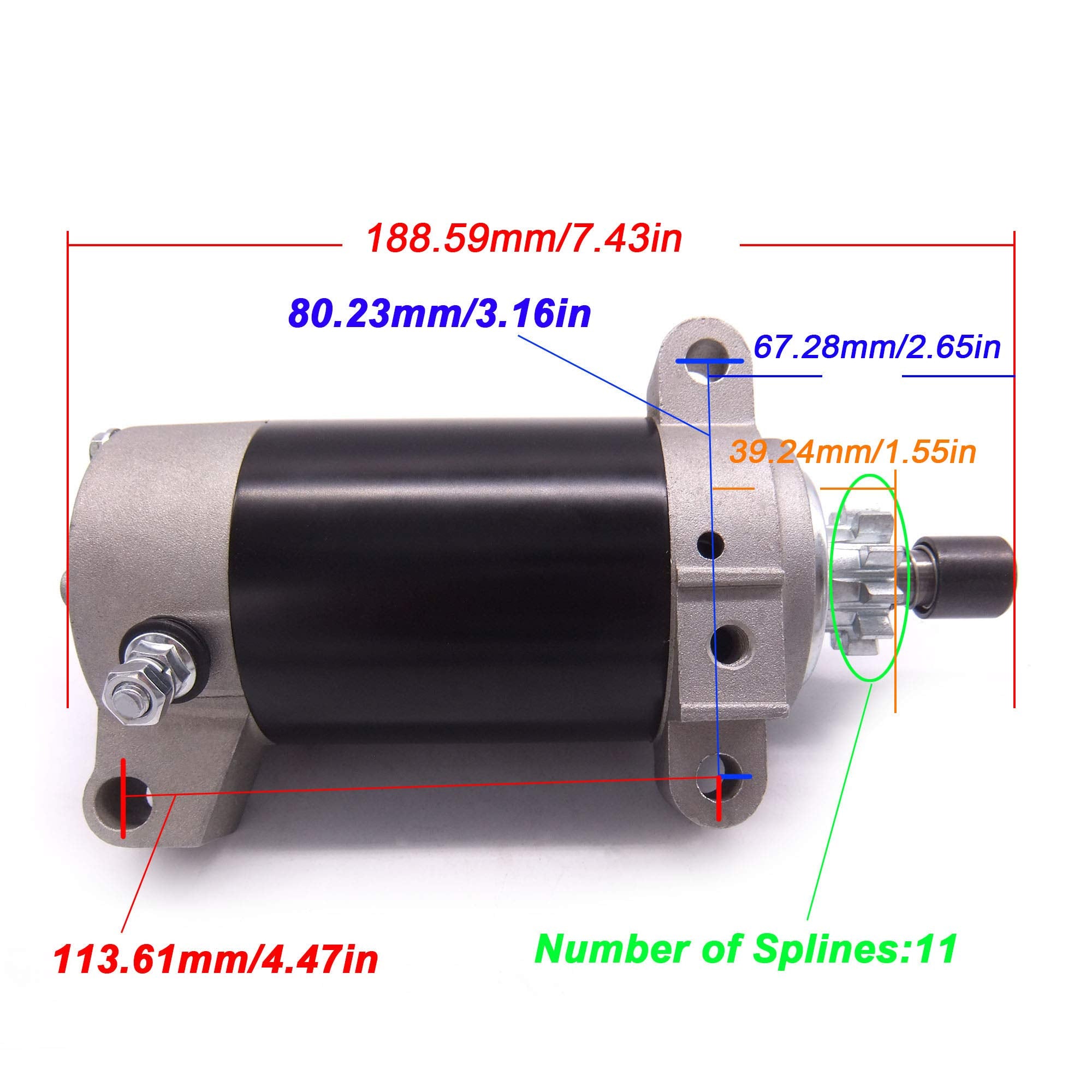 Boat Motor 6Ah-81800-00 6Ah-81800-01 S108-125 410-44145 Starter Motor For Yamaha 4-Stroke 15Hp 20Hp F20Msh F20Plh F20Plr Outboar