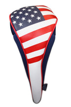Usa Patriot Golf Zipper Head Covers 3 Fairway Wood Headcover Neoprene Style Patriotic