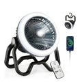 Xynover Camping Fans for Tents Outdoor Fan with Light Fan for Bedroom Portable Rechargeable Camping Lantern-40Hrs,20000mAh Batte