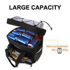 Tourit Cooler Bag 35-Can Insulated Soft Cooler Portable Cooler Bag 24L Lunch Coolers For Picnic, Beach, Work, Trip, Black